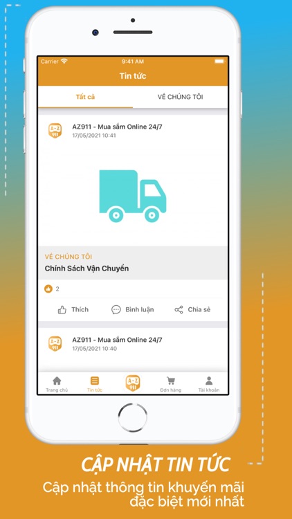 AZ911 – Mua sắm Online 24/7