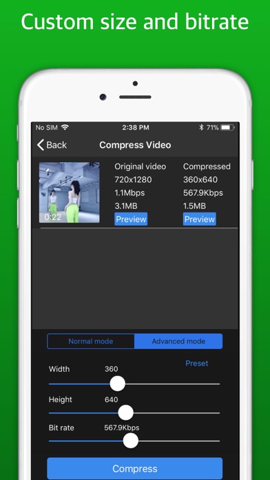 Compress Video - Shrink Photos Screenshot