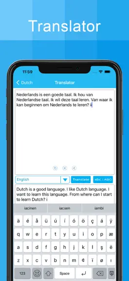 Game screenshot Dutch Keyboard - Translator hack