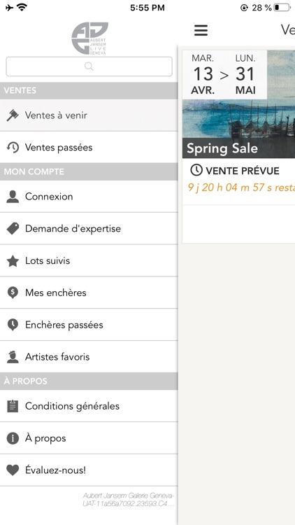Aubert Jansem Galerie Live screenshot-3