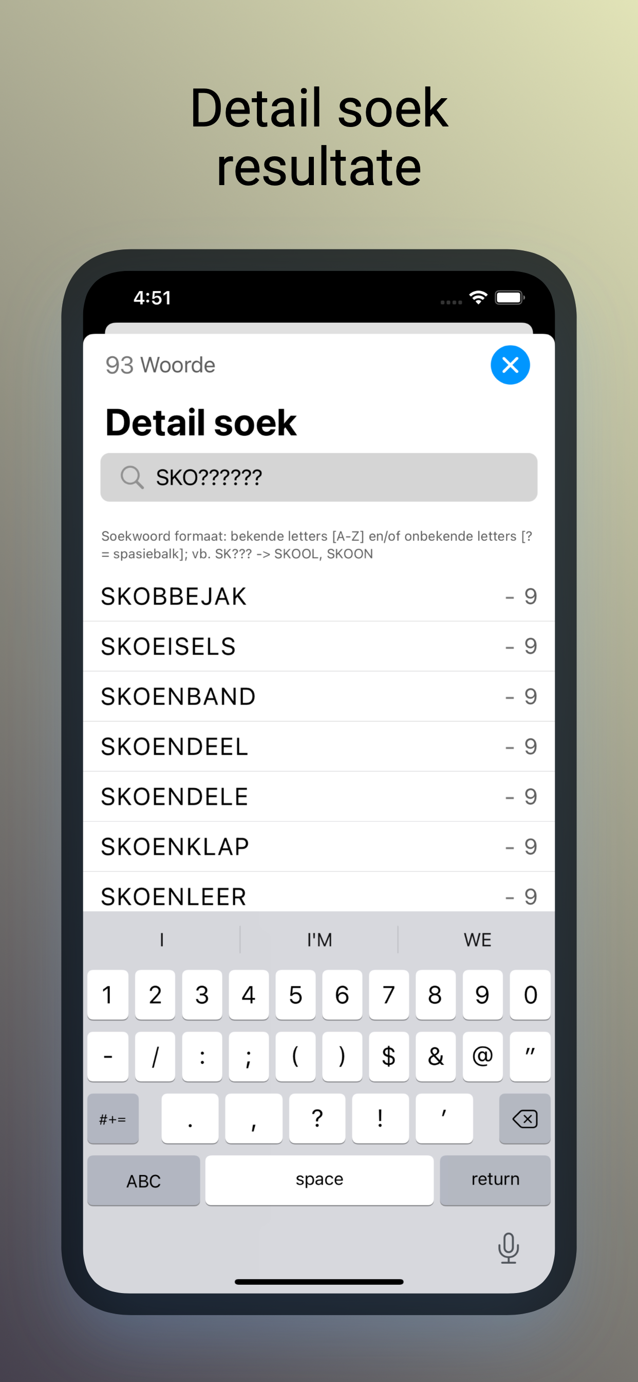 WoordeLyste