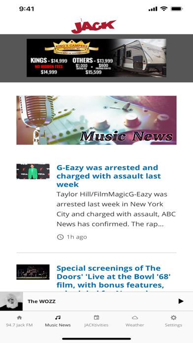 94.7 Jack FM Screenshot