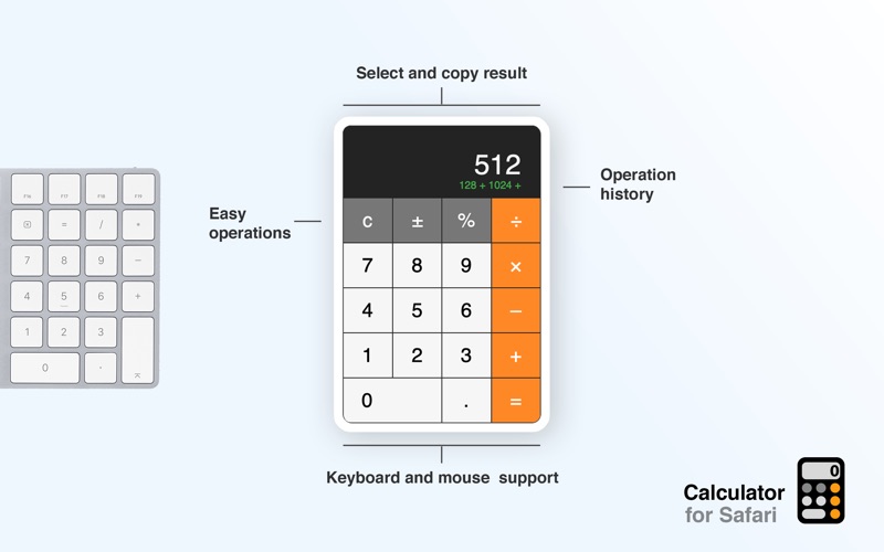 Calculator for Safari