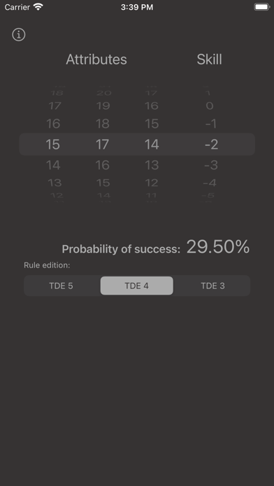 TDE Chances Screenshot
