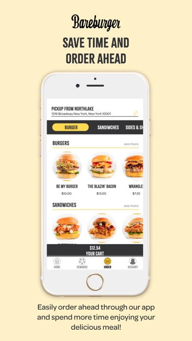 Bareburger App Screenshot