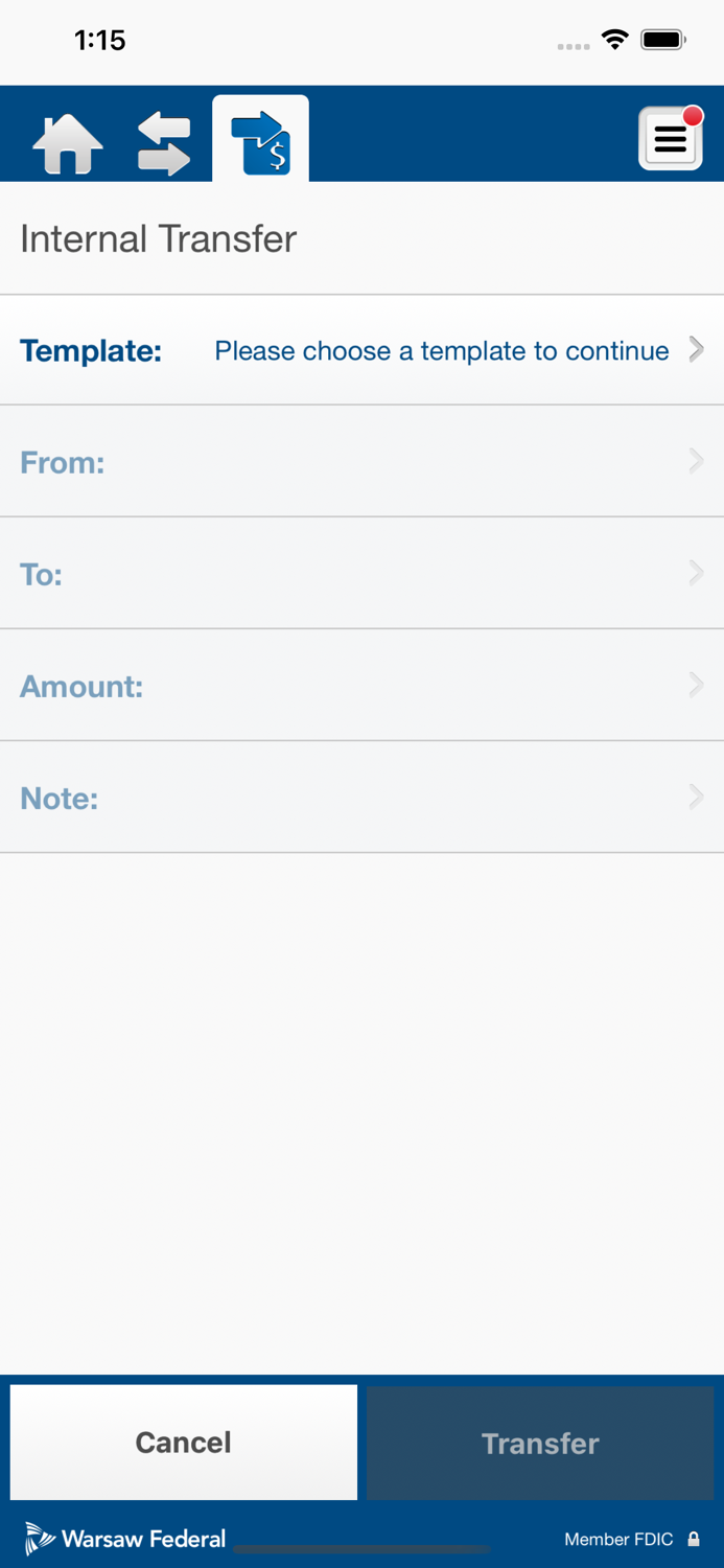 Warsaw Federal Business Mobile