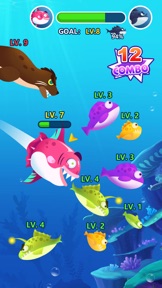 Ocean Fish Evolution screenshot