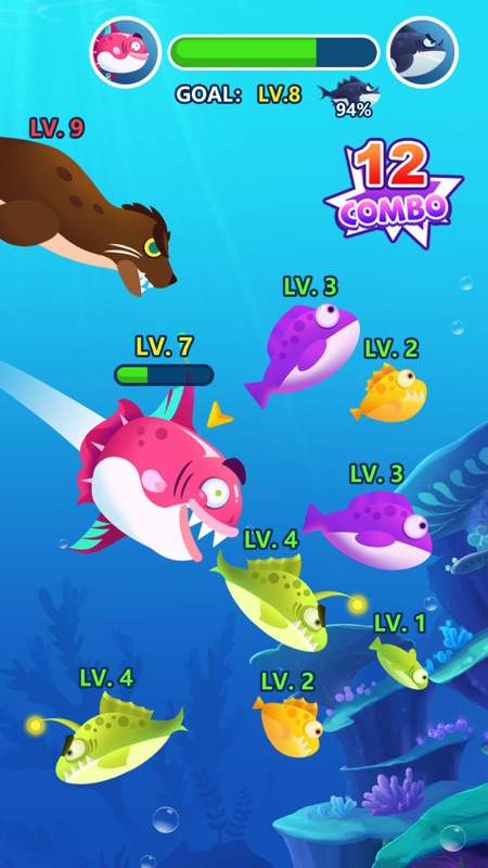 Ocean Fish Evolution screenshot 1