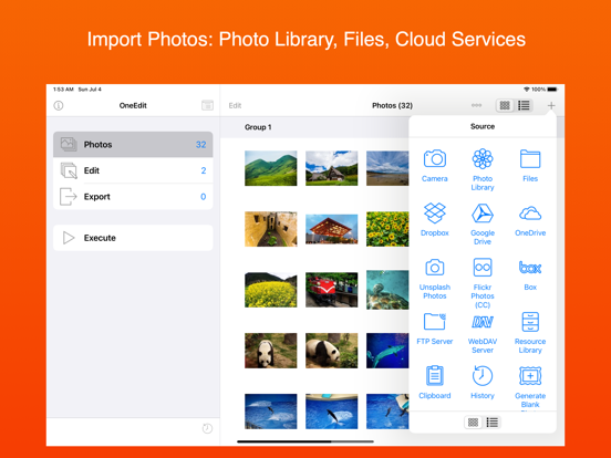 OneEdit Pro iPad app afbeelding 8