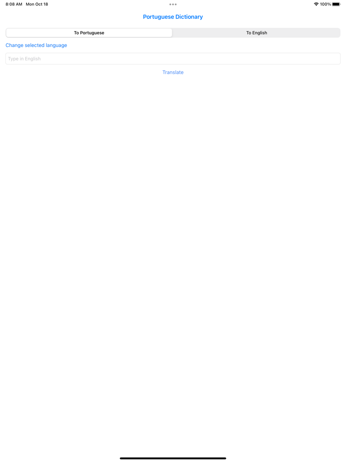 Portuguese Dictionary Premium