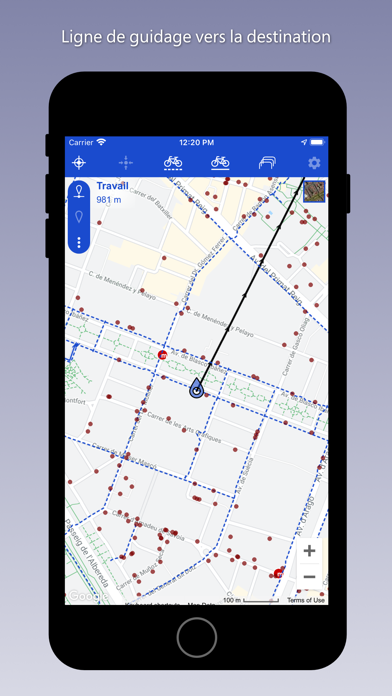 Screenshot #3 pour Pistes Cyclables Valence