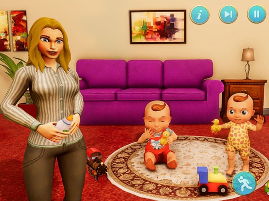 Pregnant Mother Twin Baby Care iPad screenshot 4 - Games app