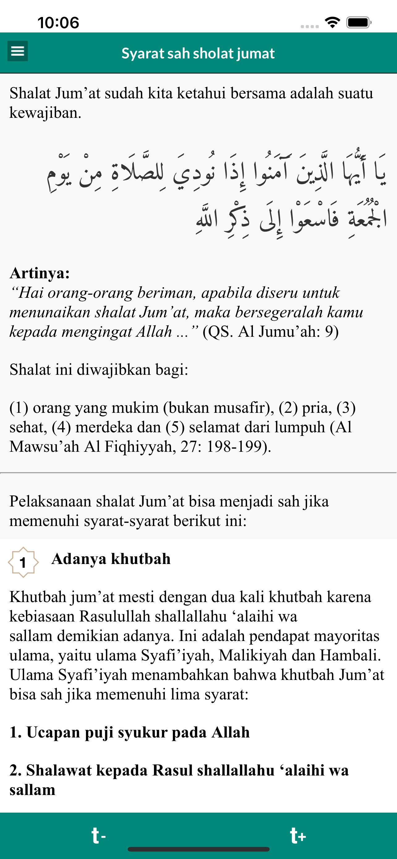 Khutbah Jumat Islam
