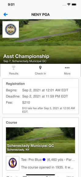 Game screenshot Northeastern NY PGA apk