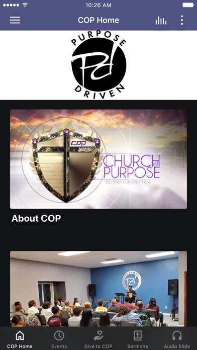 Church of Purpose Dothan Screenshot