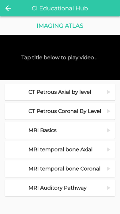 CI Educational Hub Screenshot