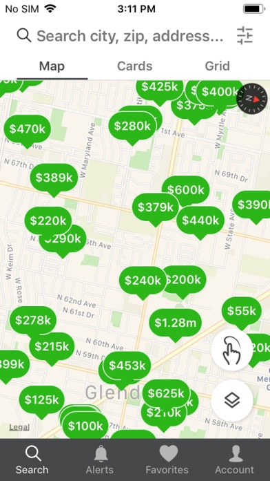 DF Home Search Screenshot