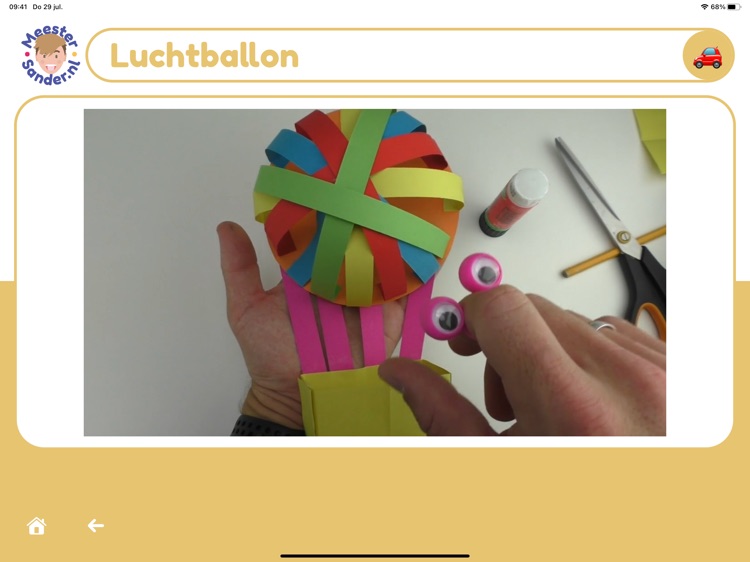 Vouwen met meester Sander