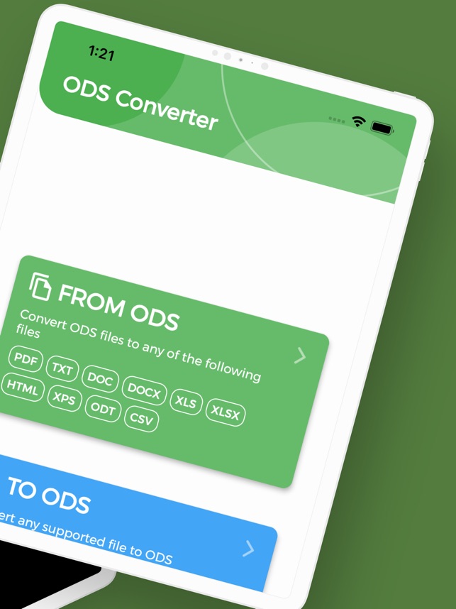 ODS Converter, ODS to EXCEL dans l'App Store