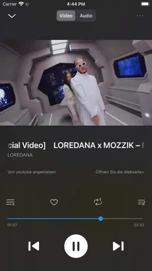 Screenshot von Offline-Musik: MP3 Und -Video auf dem iPhone 2