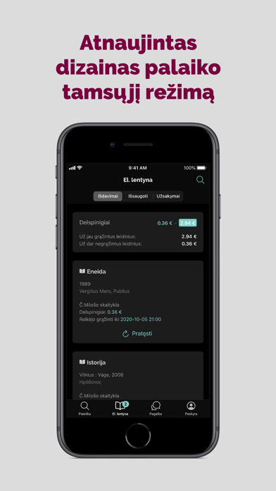 VU biblioteka Screenshot