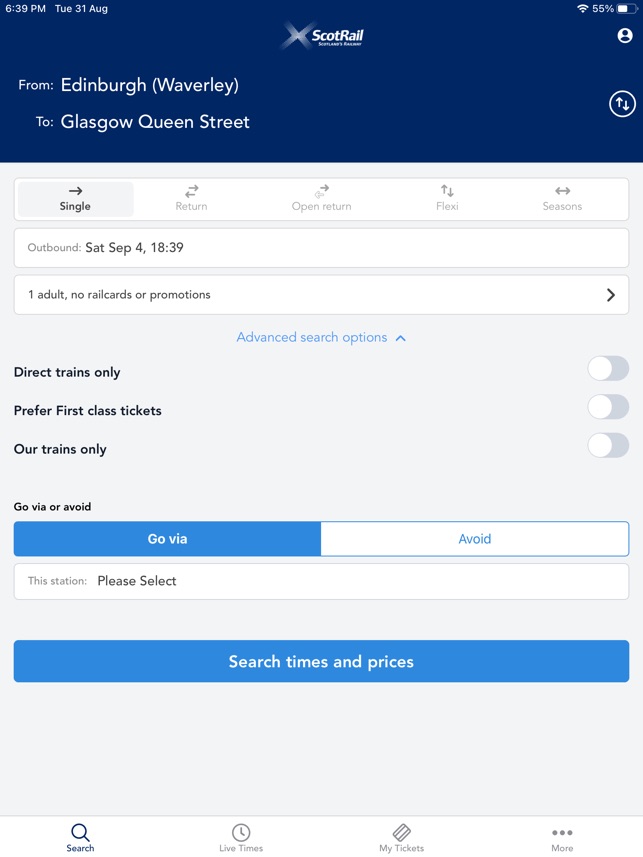 scotrail train times tickets on the app store