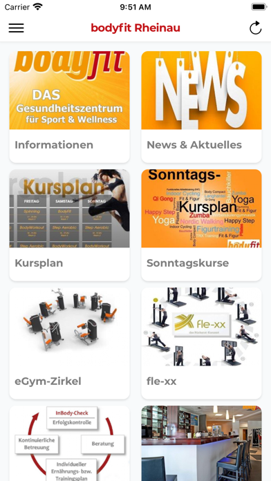 bodyfit Rheinau Screenshot