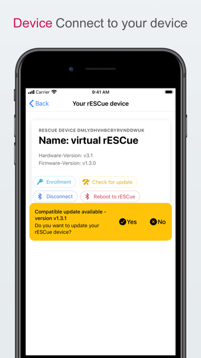 rESCue-App Screenshot