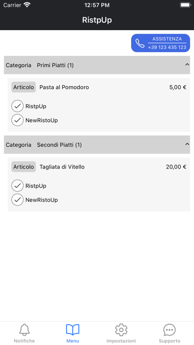 Gestione Ristoranti Screenshot