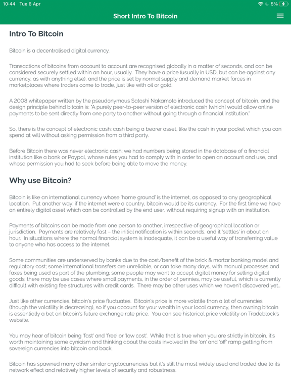 Screenshot #5 pour Learn Bitcoin and Blockchain