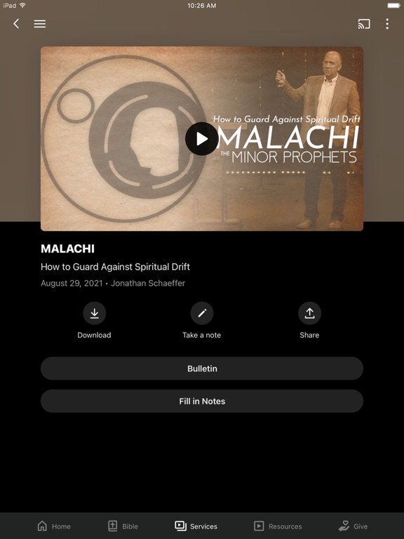 Grace CMA Church iPad screenshot 3 - Education app