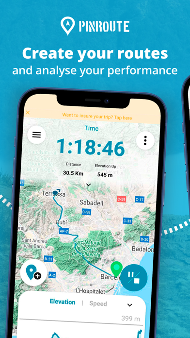 Screenshot #1 pour PinRoute - Trail Tracker