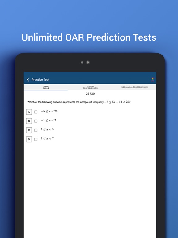 OAR Tutoring iPad screenshot 4 - Education app