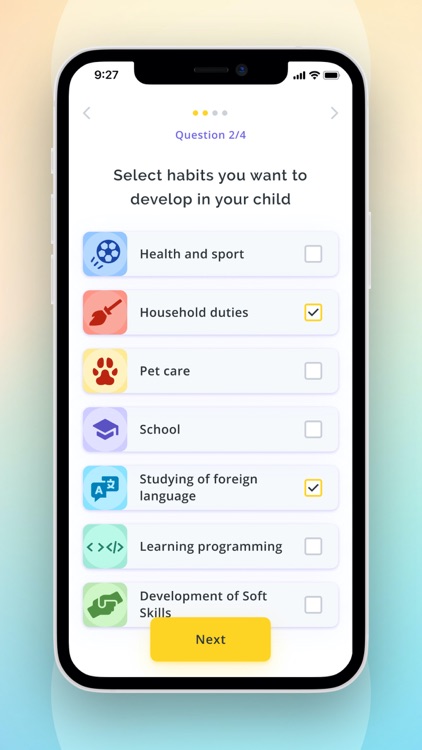 KidHab: Kid's habit tracker