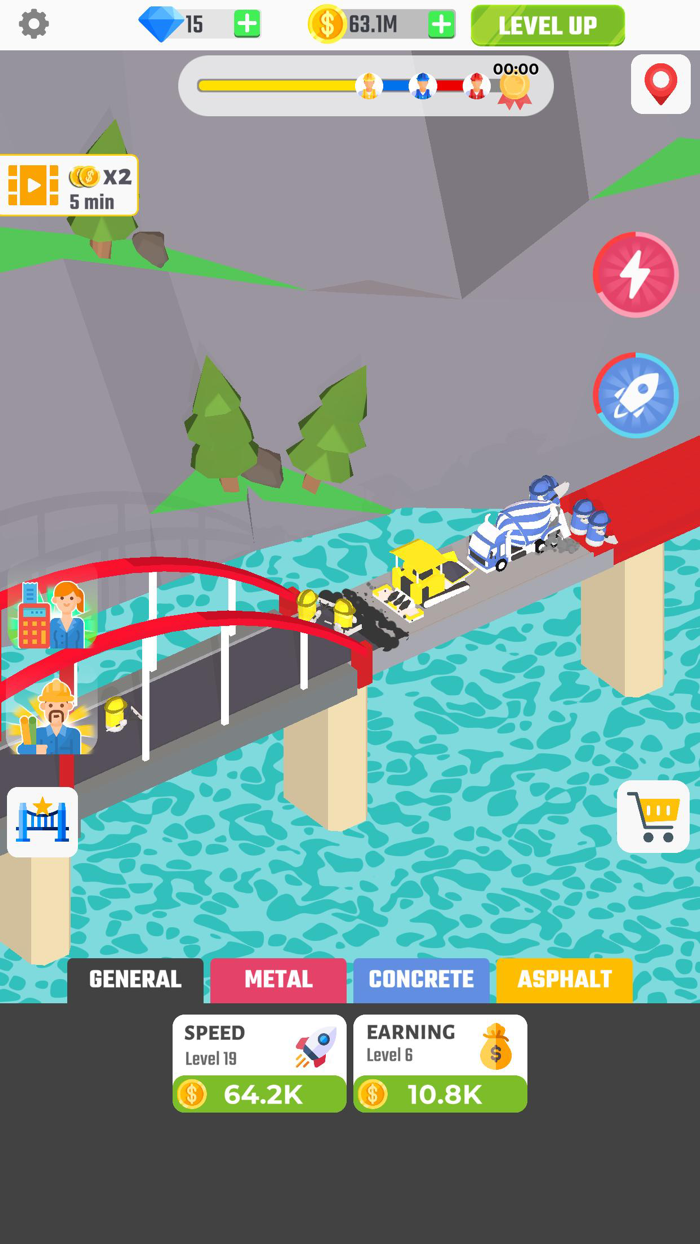 Bridge idle Build simulator