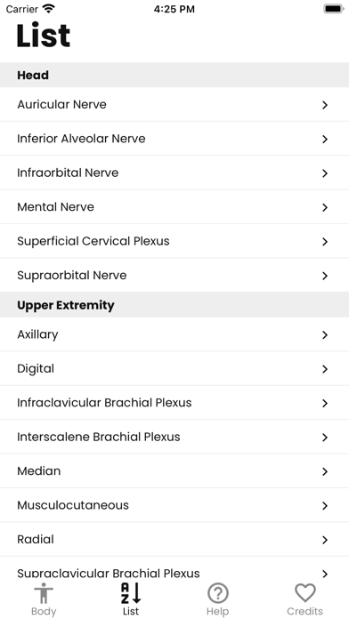 Nerve Block Screenshot