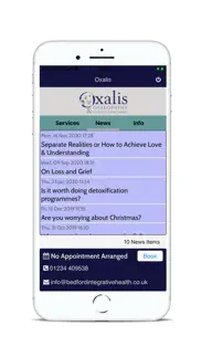 oxalis osteopathy iphone screenshot 3