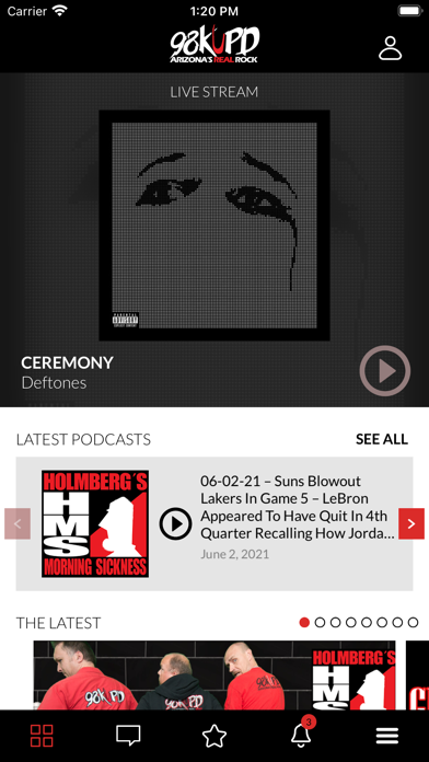 98KUPD: Arizona’s Real Rock Screenshot
