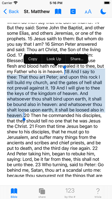 Screenshot #3 pour Share a Verse (Douay Rheims)