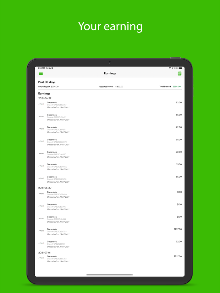 Universal Cuisines - Driver