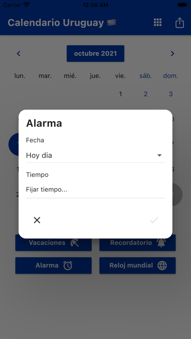 Calendario Uruguay 2024 Screenshot