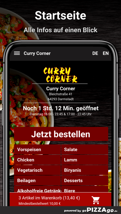 Curry Corner Darmstadt Screenshot