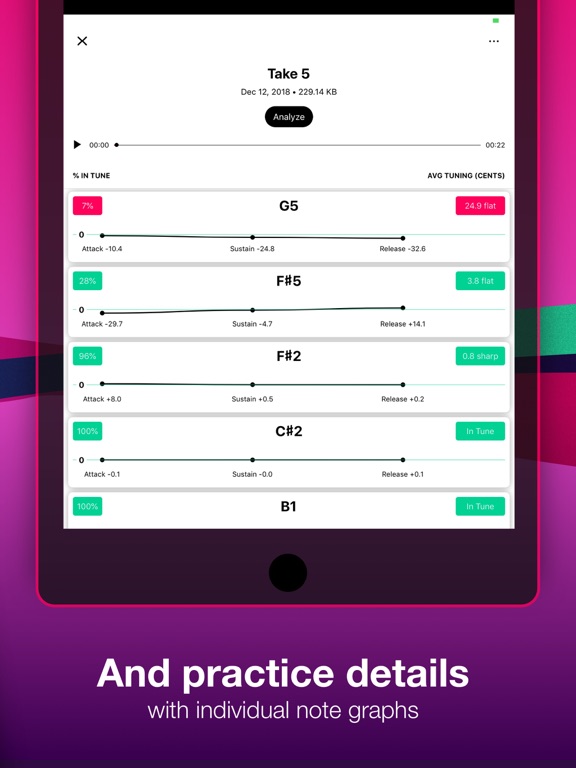 Tunable – Tuner & Metronomeのおすすめ画像6