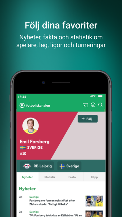 Fotbollskanalen Screenshot