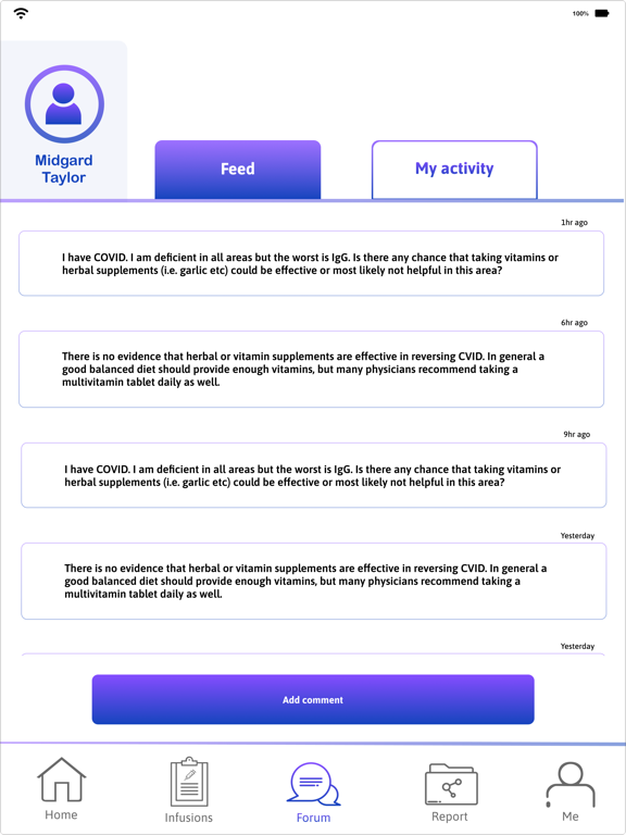 Screenshot #5 pour Infusion Care