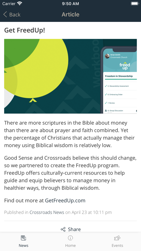 #3. CRSRDS HUB (iOS) 由: Crossroads Community Church, Inc
