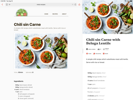 Mela - Recipe Manager Mela - Recipe Manager