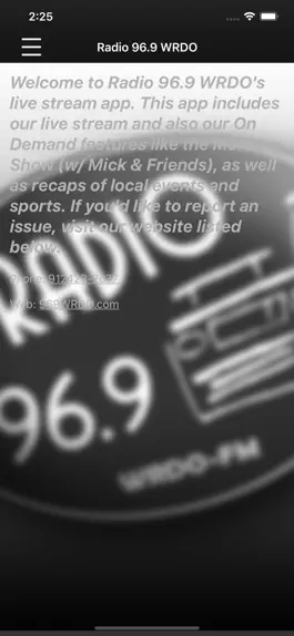Game screenshot Radio 96.9 WRDO hack