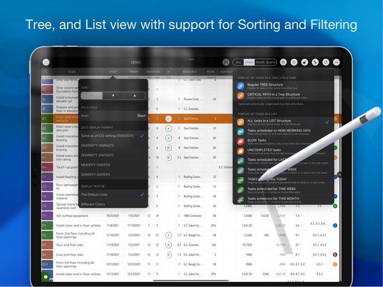 QuickPlan, Project Gantt Chart screenshot-3