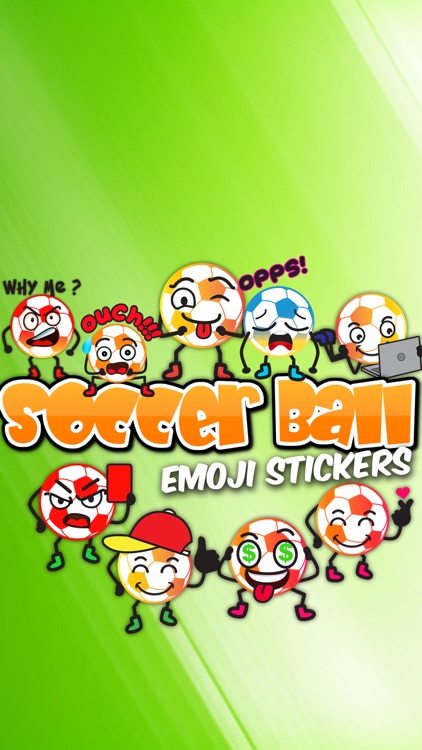 Soccer Ball Emoji Stickers